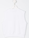 beaded logo tank top