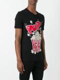 'Pop Corn' print T-shirt