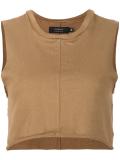 cropped vest