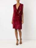 velvet sleeveless dress