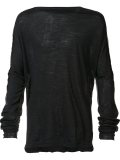 contrast back longsleeved T-shirt