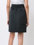 contrasting waistband skirt