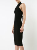 fitted halterneck dress
