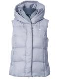 padded hooded gilet