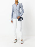striped bib shirt 