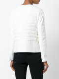 zipped puffer jacket