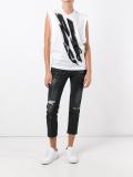 Tiger Flash sequinned tank top