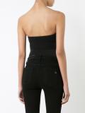 strapless skinny jumpsuit