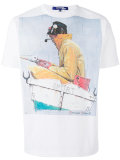 fisherman print T-shirt 