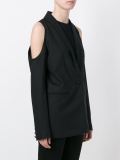 'Joan'挖剪肩夹克