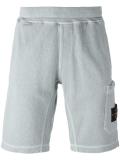 logo patch track shorts 