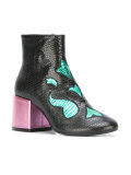 snakeskin effect boots 