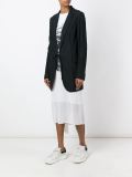 oversized creased blazer 