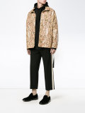 python skin print oversized jacket