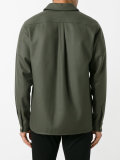 buttoned shirt jacket