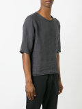chest pocket boxy T-shirt
