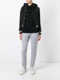 goth logo track pants