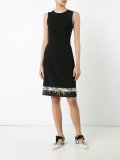 printed hem dress