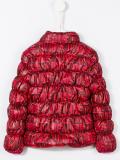 reversible Love print padded jacket