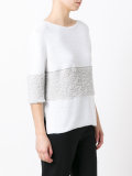 contrast jumper 