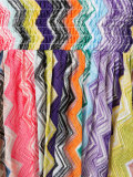 strapless zigzag dress 