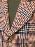 'Clarke' herringbone caban jacket
