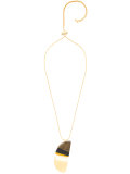 wood pendant necklace