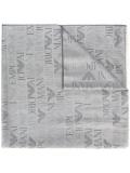 logo pattern scarf