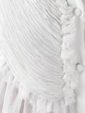 pleated bib shirt