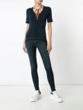 ribbon detail knitted top