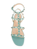VALENTINO MW2S0A05VOD A68-AQUA ??? Leather/Fur/Exotic Skins->Calf Leather
