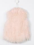 fringed design gilet