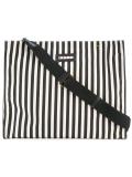 striped oversized tote