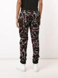 abstract print sweatpants