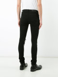 distressed skinny jeans