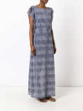 patterned maxi dress