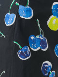 cherries print A-line skirt