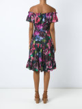 off the shoulder flared dress