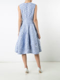 embroidered flared dress