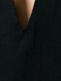 asymmetric deep-V dress