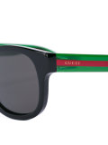 Web arm square sunglasses