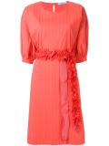 ruffled strap dress