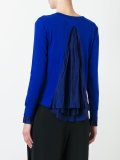 cupro insert cardigan