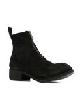front zip ankle boots