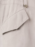 three-quarters sleeve hooded coat
