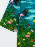 garden print sweatshirt 
