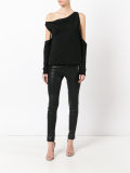 off the shoulder cut out top