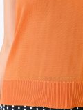 round neck knit blouse