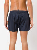 slanted logo swim shorts