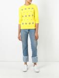 lion head studded sweatshirt